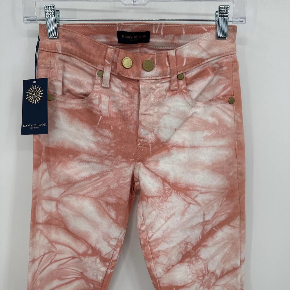 Ramy Brook Katie Tie-Dye Ankle Cropped Jeans NWT Size 23 MSRP $245 - Picture 3 of 9